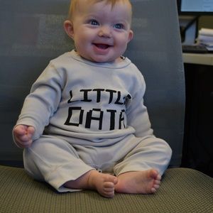 ⭐️Kira Kids Little Data Romper 6-12M